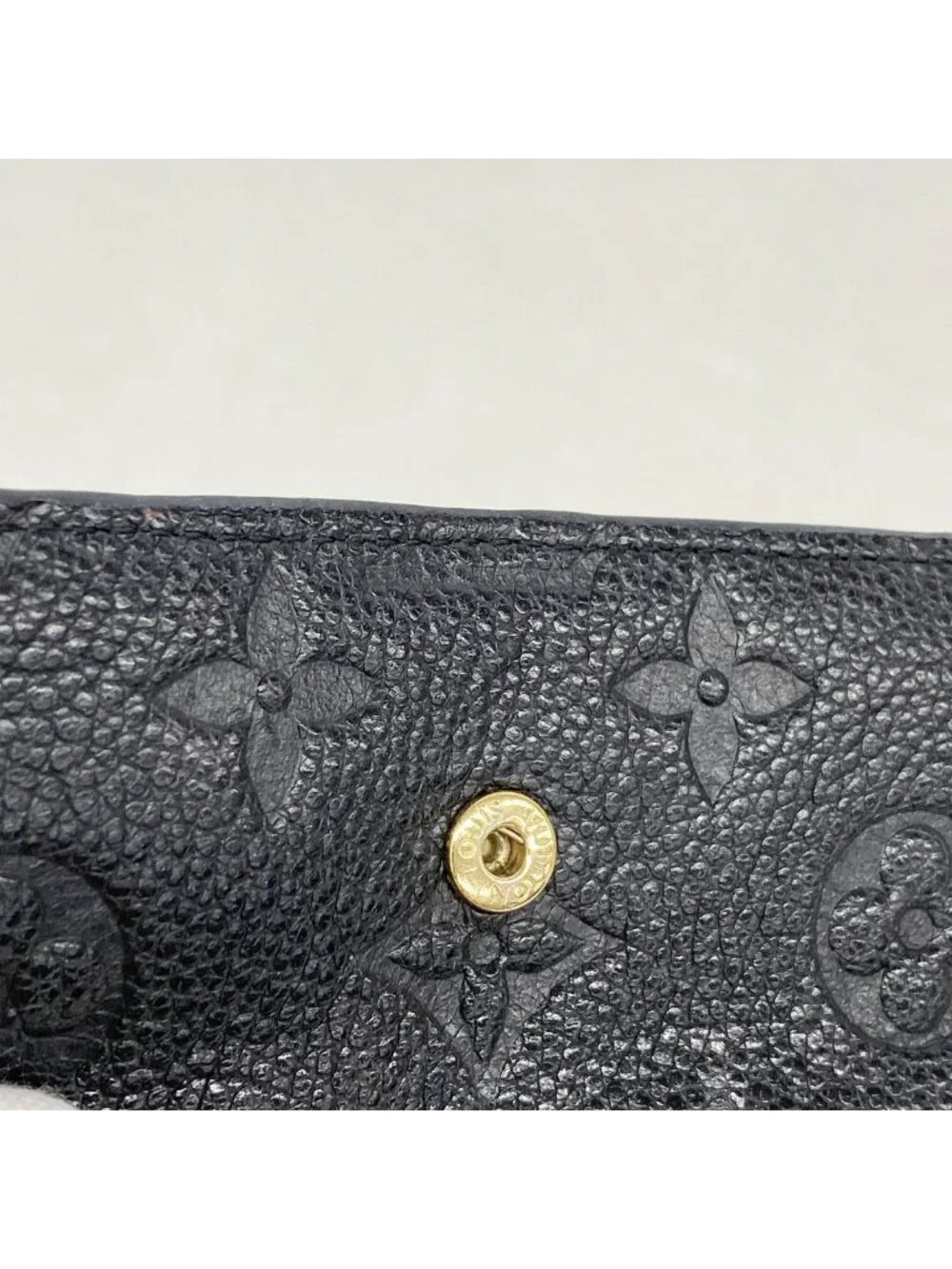 Louis Vuitton Key Case Monogram Empreinte Multicles 6 Noir Key Holder Coin Purse